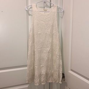 White lace dress
